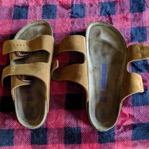 Birkenstock Arizona Suede Soft Footbed